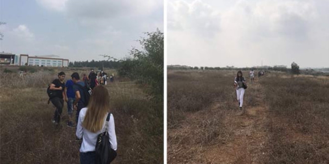 Hukuk Fakültesi'ne giden yolda taciz korkusu