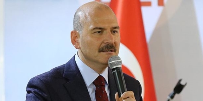 Soylu: Gizli bir el huzursuzluk enjekte etmeye alyor