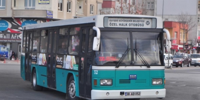 Kayseri'de toplu tama cretlerine zam geldi