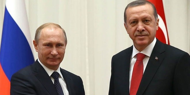 Cumhurbakan Erdoan Putin ile grt