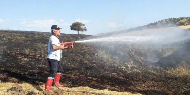 Kozan Meslek Yksekokulu yerlekesinde yangn kt