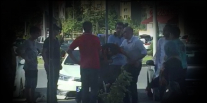 Mesajla taciz dayağından polis kurtardı