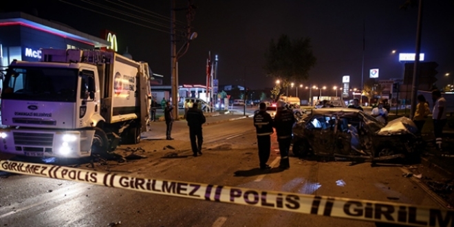 Aydın'da çöp kamyonunun çarptığı kişi öldü