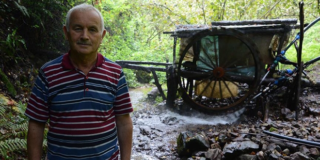 Emekli imam, kurduğu sistemle kendi elektriğini üretiyor