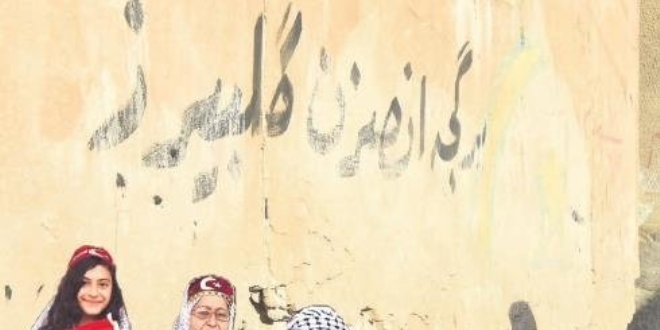 Erdoğan'ın sözleri Kerkük duvarlarında