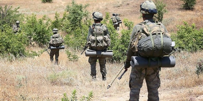 PKK'ya yönelik operasyonda 3 el bombası ele geçirildi