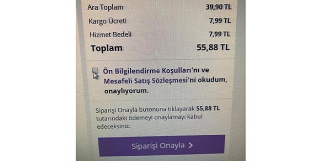 'Okudum' butonuna basmadan, sözleşmeyi okuyun