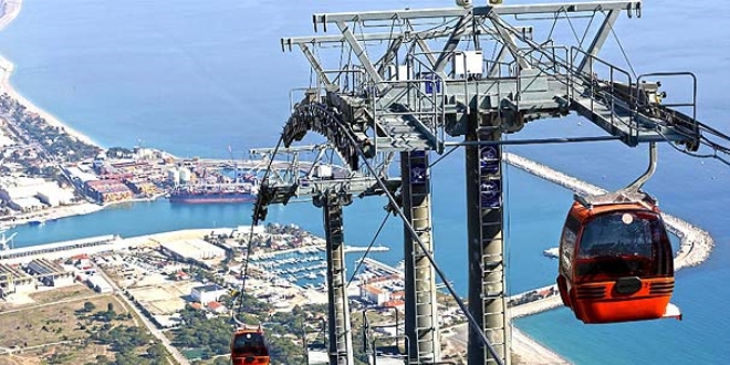 Tünektepe teleferiğini 9 ayda 300 bini aşkın kişi kullandı