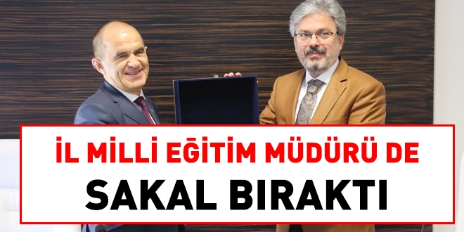Müsteşardan sonra il milli eğitim müdürü de sakal bıraktı