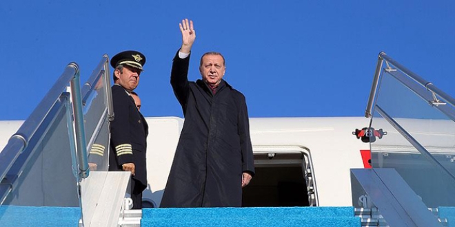 Cumhurbaşkanı Erdoğan Ukrayna'dan ayrıldı