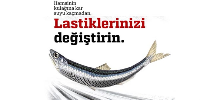 Jandarma'dan 'hamsili' lastik uyarısı