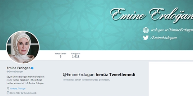 Emine Erdoğan'ın twitter kararı