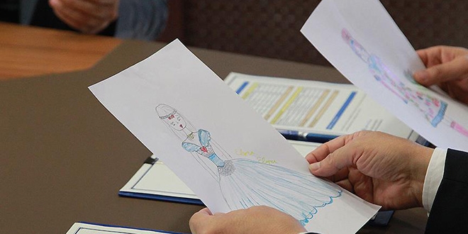 Engelli öğrenciler hayallerini kıyafetlere yansıtacak