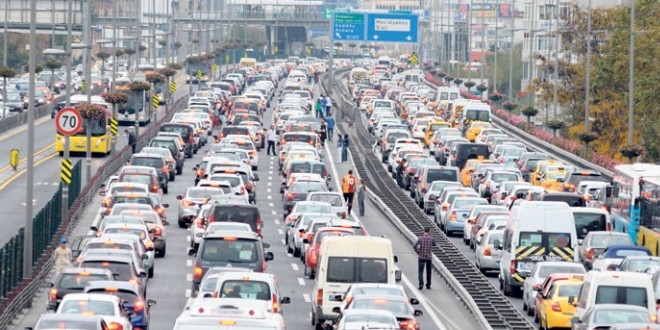 stanbul'daki trafiin bedeli 6 milyar lira