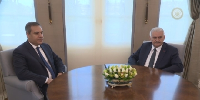 Başbakan Yıldırım, MİT Müsteşarı Fidan'ı kabul etti