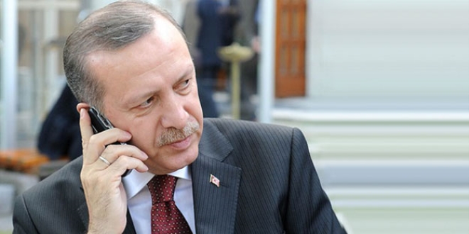 Cumhurbaşkanı Erdoğan'dan taziye telefonu