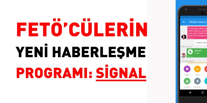 FET'nn yeni haberleme program, Signal'le ilgili nemli detaylar