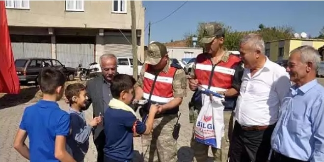 Mermi parası öğrencilere kalem ve silgi olacak