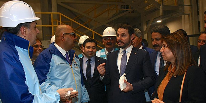 Bakan Albayrak Bor Maden İşletmesini inceledi