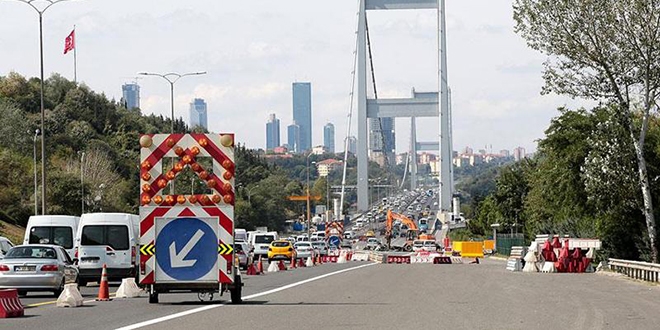 FSM Köprüsü'nde çalışmalar tamamlandı