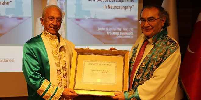 Beyin cerrahı Prof. Dr. Samii'ye fahri doktora unvanı