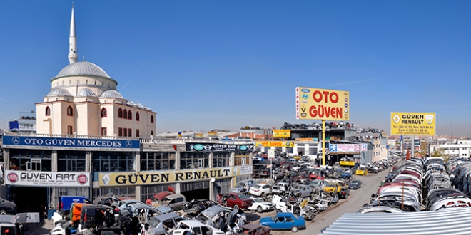 Bakentte oto sanayi siteleri denetlendi