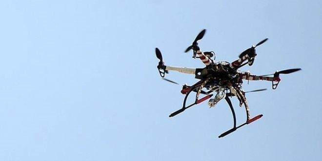 Silvan'da izinsiz uçurulan 'drone' düşürüldü