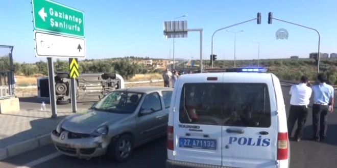Gaziantep'te trafik kazası: 4 yaralı
