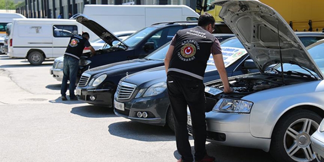 İthal araçların iadesinden 75 milyon lira tahsil edildi