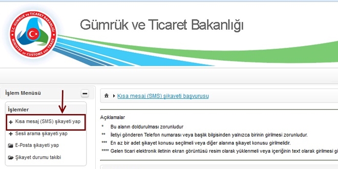 SMS gnderecek firmalar, Bakanlk sistemine kayt olacak