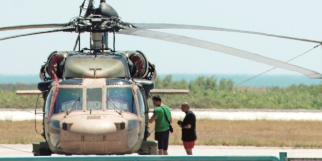 Kaçtıkları helikopteri talan etmişler