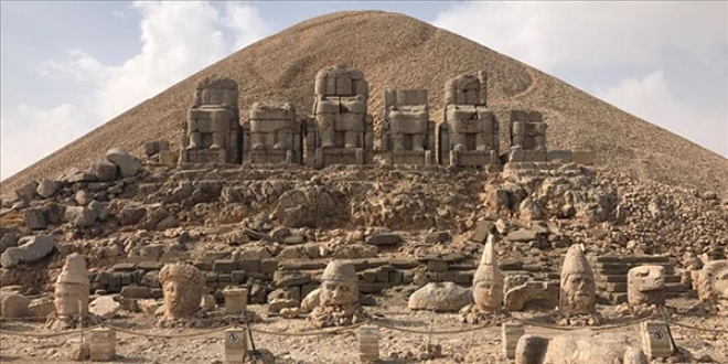 Nemrut Da'n 9 ayda 52 bin kii gezdi