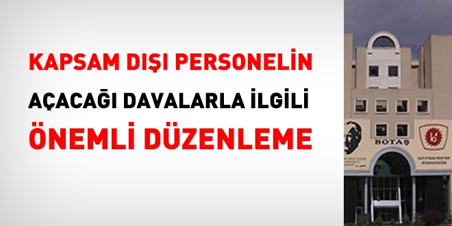Kapsam dışı KİT personeli iş mahkemelerinde dava açacak