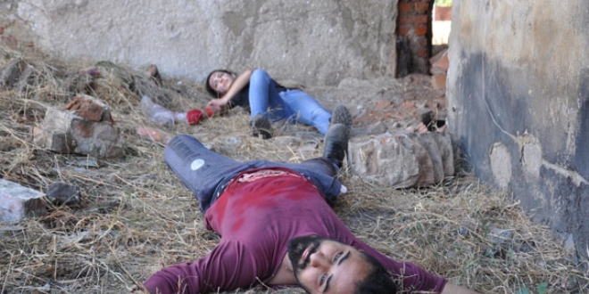 Fabrikada patlama tatbikatı, gerçeğini aratmadı
