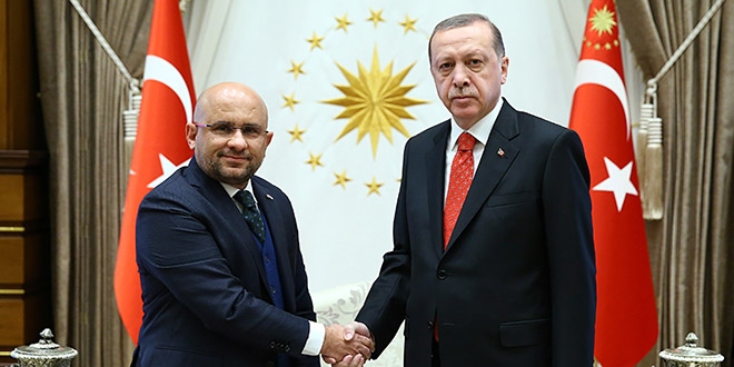 Erdoğan, Yeşilay Genel Başkanı Öztürk'ü kabul etti