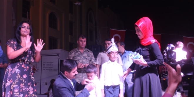 Görevlendirme yapılan belediyeden toplu sünnet töreni