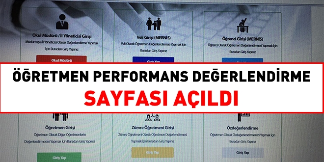 retmen performans deerlendirme sayfas ald