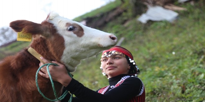 Fakıbaba 'Türkiye'nin Heidi'si'ni ağırladı