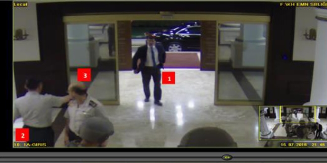 Kahraman yüzbaşının vurulma anı güvenlik kamerasında