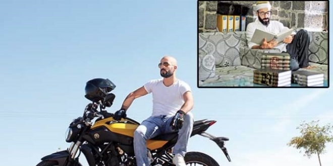 Diyarbakır'da 'motosikletli imam'