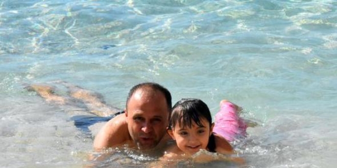 Kaputaş Plajı'nda yaz devam ediyor