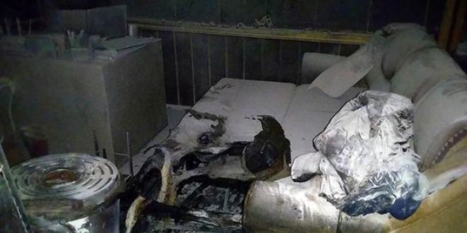 Sobaya döktüğü tiner hayatına mal oldu