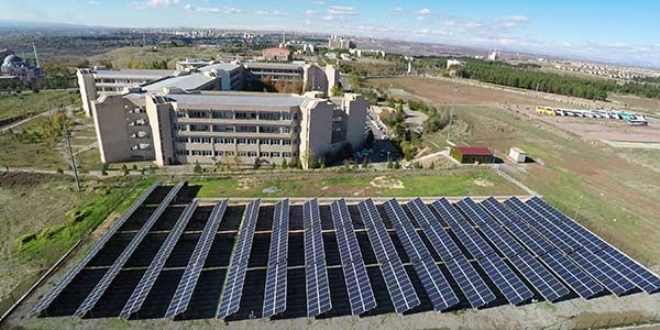 DÜ enerji ihtiyacının yüzde 5'ini 'güneş'ten karşılıyor