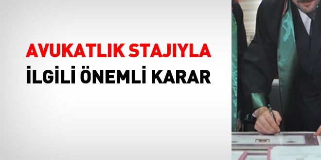 Danıştay: Memur ücretsiz izindeyken avukatlık stajı yapabilir
