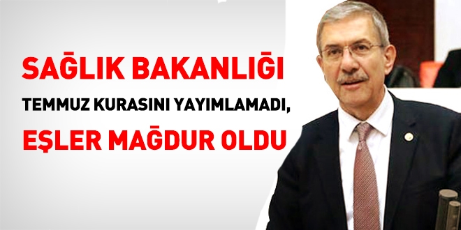 Salk Bakanl Temmuz kurasn yaymlamad, eler madur oldu