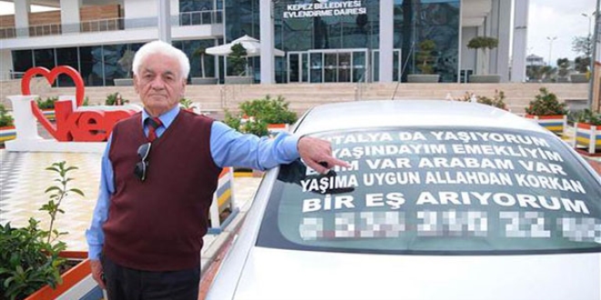 Eş bulmak için bunu yaptı