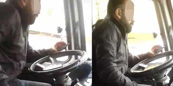 Minibüs sürücüsü büyük tepki çekti