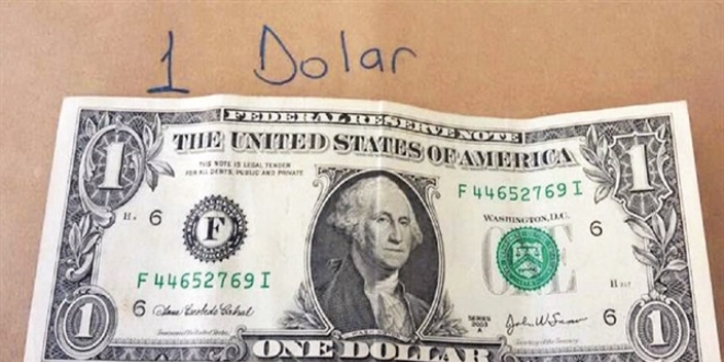 Gülen'in 1 dolarını 50 dolara sattı