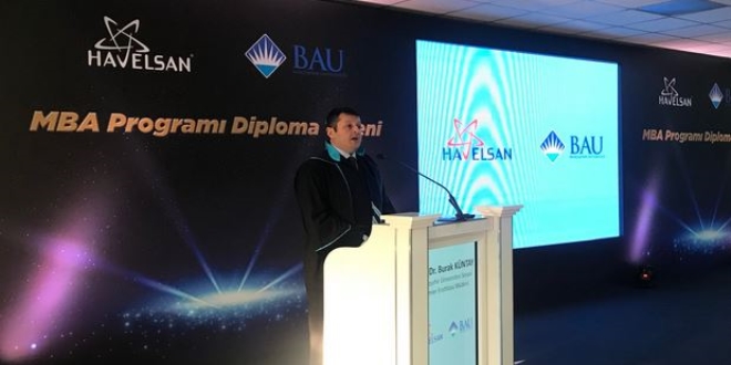 HAVELSAN çalışanlarının MBA diploması töreni