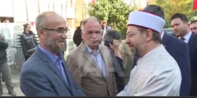 Diyanet İşleri Başkanı'ndan imam olan Şehid'in babasına ziyaret